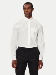 Armani Exchange Koszula 6DZC21 ZN2VZ 1116 Écru Slim Fit. Koszule Armani Exchange, m, bez wzorów, z bawełny, bez kołnierzyka, bez ramiączek. Za 249.99 zł.