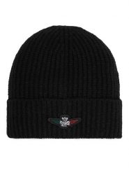 Aeronautica Militare Czapka 262CU0034UL00451 Czarny. Czarne czapki zimowe Aeronautica Militare, bez wzorów. Za 179.99 zł.