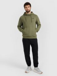 4F Spodnie dresowe joggery męskie - czarne XXL. Czarne joggery i bojówki 4F, m, bez wzorów, z dresówki, klasyczne. Za 159.99 zł.