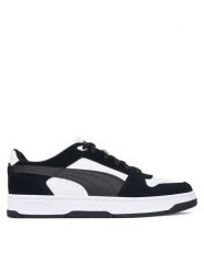 Puma Sneakersy Rebound Slam Sd 407357 Biały. Białe buty sportowe casual Puma, bez wzorów, ze skóry, bez zapięcia. Za 279.99 zł.