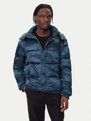 Guess Kurtka zimowa M5BL2L WGZF2 Niebieski Regular Fit. Niebieskie kurtki Guess, na zimę, l, z aplikacjami, z syntetyku, bez kaptura. Za 819.99 zł.