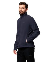 Jack Wolfskin Kurtka polarowa "Taunus" w kolorze granatowym rozmiar: M. Niebieskie kurtki Jack Wolfskin, m, bez wzorów, z materiału, bez kaptura. Za 216.73 zł.
