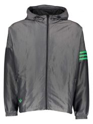 Adidas Kurtka przeciwwiatrowa w kolorze szarym rozmiar: S. Szare kurtki outdoor i hardshell Adidas, s, bez wzorów, bez kaptura. Za 104.39 zł.