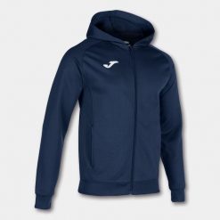 Kurtka Joma Chaqueta Capucha Menfis. Niebieskie kurtki Joma, xs, bez wzorów, prążkowane, z kapturem. Za 320.50 zł.