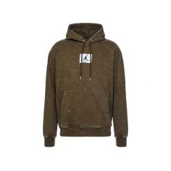 Bluza z kapturem Nike JORDAN ESSENTIAL FLEECE. Brązowe bluzy z kapturem Nike, xl, z aplikacjami, z bawełny, z kapturem. Za 430.80 zł.