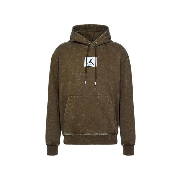 Bluza z kapturem Nike JORDAN ESSENTIAL FLEECE. Brązowe bluzy z kapturem Nike, xl, z aplikacjami, z bawełny, z kapturem. Za 435.60 zł.