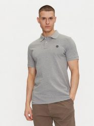 Timberland Polo TB0A6VDP Szary Regular Fit. Szare koszulki polo Timberland, m, bez wzorów, z bawełny, bez kołnierzyka, bez ramiączek. Za 249.99 zł.
