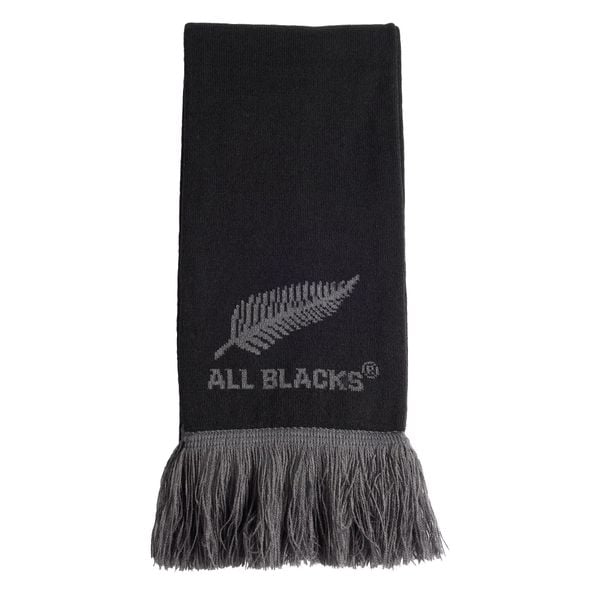 SZALIK ALL BLACKS. Czarne szaliki Adidas, bez wzorów, z materiału. Za 129.00 zł.