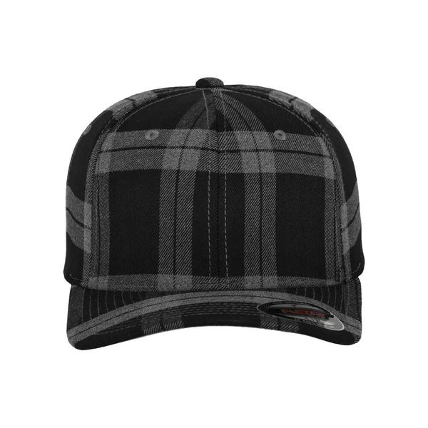 Czapka Flexfit tartan plaid. Czarne czapki z daszkiem FLEXFIT, bez wzorów. Za 73.00 zł.