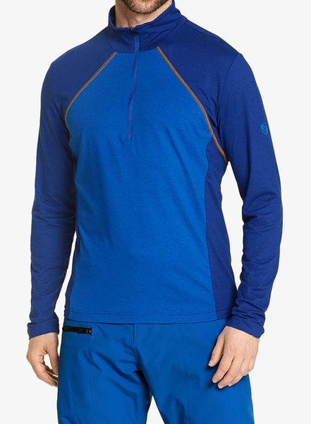 Bluza termoaktywna męśka Ziener Jito. Niebieskie bielizna termoaktywna Ziener, m, bez wzorów, z elastanu, bez ramiączek, snowboardowy. Za 239.99 zł.