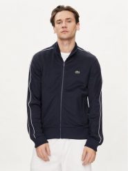 Lacoste Bluza SH1457 Granatowy Regular Fit. Niebieskie bluzy LACOSTE, m, bez wzorów, z bawełny, bez kaptura. Za 459.99 zł.