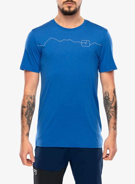 Koszulka merino Ortovox 150 Cool Mountain TS. Niebieskie bielizna termoaktywna ORTOVOX, m, bez wzorów, z lyocellu, bez ramiączek, trekkingowe. Za 414.69 zł.
