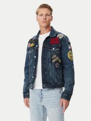 Tommy Jeans Kurtka jeansowa Ryan DM0DM23488 Granatowy Regular Fit. Niebieskie kurtki Tommy Jeans, l, bez wzorów, z bawełny, bez kaptura. Za 1,199.00 zł.