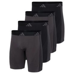 Bokserki Active Micro Stretch 4 pak. Bokserki Adidas, m, bez wzorów, z materiału. Za 351.00 zł.