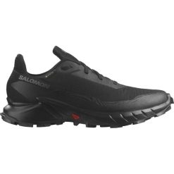 Męskie buty do biegania w terenie Salomon Alphacross 5 Gtx. Czarne buty do biegania Salomon, bez wzorów, bez zapięcia, do biegania. Za 519.00 zł.
