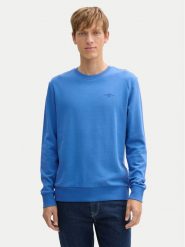 Tom Tailor Bluza 1045939 Niebieski Regular Fit. Niebieskie bluzy Tom Tailor, m, bez wzorów, z bawełny, bez kaptura. Za 89.99 zł.