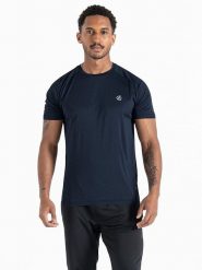 Dare 2b Koszulka sportowa "Accelerate" w kolorze granatowym rozmiar: XL. Niebieskie t-shirty sportowe Dare 2B, bez wzorów, z materiału, bez ramiączek, outdoorowe. Za 70.74 zł.