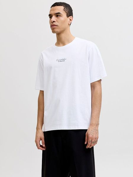 Jack & Jones Koszulka "Art" w kolorze białym rozmiar: S. Białe bezrękawniki Jack & Jones, s, bez wzorów, z bawełny, bez kołnierzyka, bez ramiączek. Za 75.34 zł.