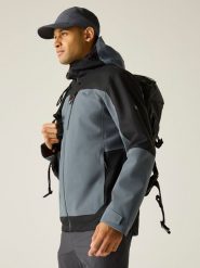 Regatta Kurtka przeciwdeszczowa "Highton IV Stretch" w kolorze szarym rozmiar: M. Szare kurtki outdoor i hardshell Regatta, m, bez wzorów, bez kaptura. Za 170.87 zł.