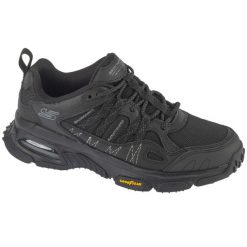 Buty sportowe Sneakersy męskie, Skech-Air Envoy. Czarne buty sportowe casual Skechers, bez wzorów, bez zapięcia. Za 399.99 zł.