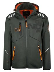 Geographical Norway Kurtka softshellowa "Robin" w kolorze antracytowym rozmiar: XXL. Czarne kurtki outdoor i hardshell Geographical Norway, xxl, bez wzorów, bez kaptura. Za 253.45 zł.
