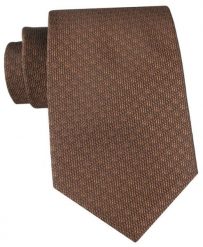 Brązowy Krawat z Delikatną Strukturą Tkaniny - Chattier. Brązowe krawaty i muchy Chattier, bez wzorów, z tkaniny. Za 55.00 zł.