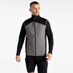 Kamizelka turystyczna męska Latitudinal. Czarne bluzy Dare 2B, na zimę, m, bez wzorów, z tkaniny, bez kaptura. W wyprzedaży za 302.60 zł.