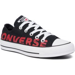 Trampki CONVERSE - Ctas Ox 165430C Black/Enamel Red/White. Czarne trampki Converse, m, bez wzorów, bez zapięcia. Za 319.00 zł.