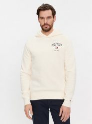 Tommy Hilfiger Bluza Arched Varsity MW0MW33641 Beżowy Regular Fit. Brązowe bluzy Tommy Hilfiger, m, bez wzorów, z bawełny, bez kaptura. Za 609.99 zł.