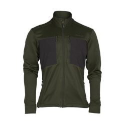 Bluza polarowa męska Pinewood Abisko Power Fleece. Zielone bluzy bez kaptura Pinewood, l, bez wzorów, z elastanu, bez kaptura. Za 579.99 zł.