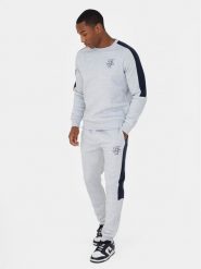 Brave Soul Bluza MJS-516ALSTON Szary Straight Fit. Szare bluzy Brave Soul, l, bez wzorów, z bawełny, bez kaptura. Za 109.99 zł.