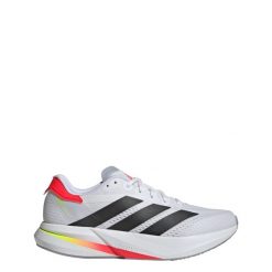 Buty Duramo Speed 2 Running. Białe buty do biegania Adidas, bez wzorów, z materiału, bez zapięcia, do biegania. Za 419.00 zł.