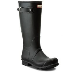 Kalosze Hunter. Czarne śniegowce Hunter, bez zapięcia. Za 419.99 zł.