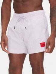 HUGO Szorty kąpielowe Dominica 50493450 Fioletowy Regular Fit. Fioletowe kąpielówki Hugo, m, bez wzorów, z syntetyku. Za 199.99 zł.