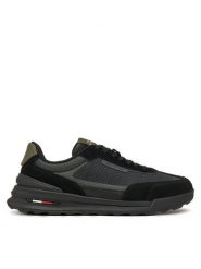 Tommy Hilfiger Sneakersy Retro Runner Seasonal FM0FM05328 Czarny. Czarne buty sportowe casual Tommy Hilfiger, bez wzorów, ze skóry, bez zapięcia. Za 359.99 zł.