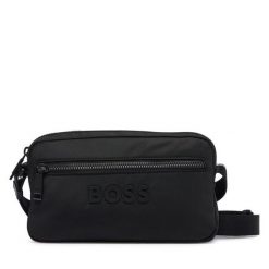 Saszetka BOSS. Czarne saszetki i nerki Boss, bez wzorów. Za 424.99 zł.