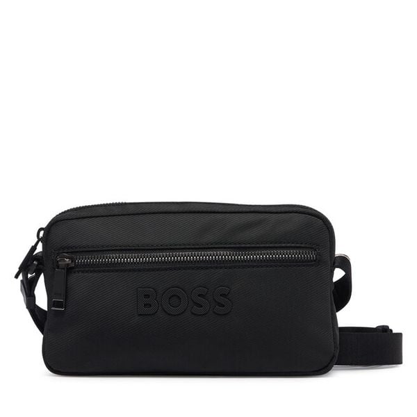 Saszetka BOSS. Czarne saszetki i nerki Boss, bez wzorów. Za 424.99 zł.