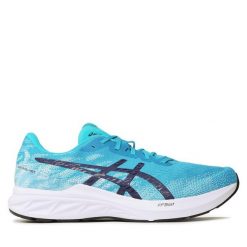 Buty do biegania Asics. Niebieskie buty do biegania ASICS, bez wzorów, bez zapięcia, do biegania. Za 429.99 zł.
