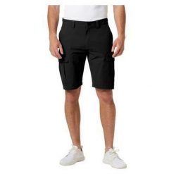 Spodenki męskie Helly Hansen HH QD Cargo Shorts 11. Czarne szorty Helly Hansen, m, bez wzorów, sportowe. Za 350.50 zł.