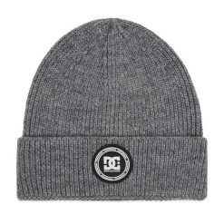 Czapka DC Shoes. Szare czapki zimowe DC Shoes, bez wzorów. Za 69.99 zł.