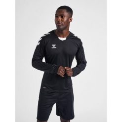 Koszulka Sportowa Z Długim Rękawem Hummel Core Xk Poly Jersey L/S. Czarne koszulki z długim rękawem Hummel, l, bez wzorów, z jersey, bez ramiączek. Za 144.50 zł.