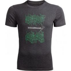 T-shirt męski TSM606 - ciemny szary melanż - Outhorn. T-shirty marki Outhorn. W wyprzedaży za 29.99 zł.