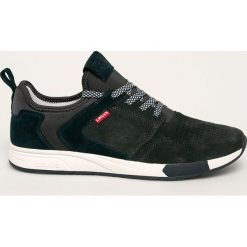Levi's - Buty. Szare buty sportowe casual Levi's®, bez wzorów, z gumy, bez zapięcia. Za 359.90 zł.