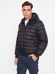 Pepe Jeans Kurtka zimowa Billy PM402865 Czarny Regular Fit. Czarne kurtki Pepe Jeans, na zimę, m, bez wzorów, z jeansu, bez kaptura. Za 509.99 zł.