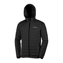 Kurtka puchowa męska Columbia Powder Lite II Hooded. Niebieskie kurtki Columbia, m, bez wzorów, z puchu, bez kaptura. Za 560.99 zł.