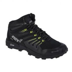 Buty trekkingowe męskie Inov-8 Roclite 345 Gtx V2. Czarne trekkingi Inov-8, bez wzorów, z gumy, bez zapięcia. Za 549.99 zł.