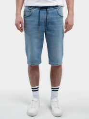 Szorty męskie jeansowe niebieskie Parker 215. Niebieskie szorty BIG STAR, l, bez wzorów, z denimu, eleganckie. W wyprzedaży za 179.99 zł.