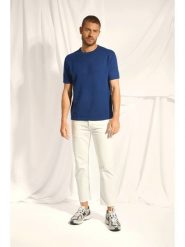 Just Cashmere Kaszmirowy sweter "Rebeka" w kolorze niebieskim rozmiar: M. Niebieskie swetry nierozpinane Just Cashmere, m, bez wzorów, z kaszmiru, bez kołnierzyka, bez ramiączek. Za 521.99 zł.