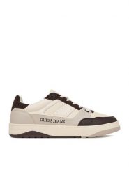Guess Jeans Sneakersy EO-TEKSAS-01 126AM Écru. Buty sportowe casual Guess Jeans, z aplikacjami, z jeansu, bez zapięcia. Za 449.99 zł.