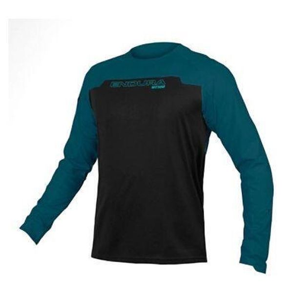 Longsleeve rowerowy męski Endura MT500 Burner. Czarne bluzy ENDURA, m, bez wzorów, bez kaptura. Za 229.99 zł.